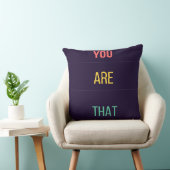 You Are That — 90s Maximalist Throw Pillow Retro クッション (椅子)