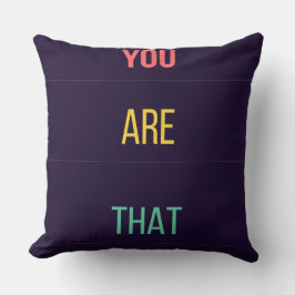 You Are That — 90s Maximalist Throw Pillow Retro クッション