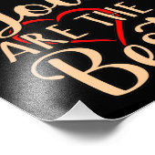 You Are The Best Romantic Valentines Day Couples G フォトプリント (角)