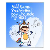 You are the Boy who stole my heart Autism poster ポスター