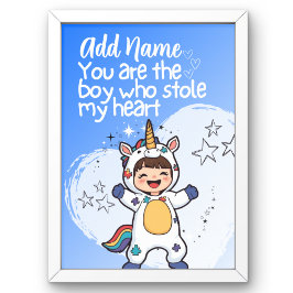 You are the Boy who stole my heart Autism poster ポスター