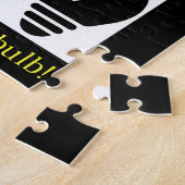 You are the Brightest Bulb Customizable: Black 003 ジグソーパズル (側面)