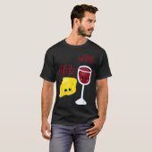 You Are The Cheese To My Wine Friend Valentine's D Tシャツ (正面フル)