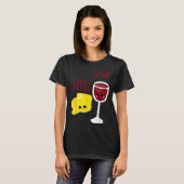 You Are The Cheese To My Wine Friend Valentine's D Tシャツ (正面フル)