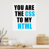 You are the CSS to my HTML ポスター (キッチン)