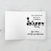 You Are the Gift Birthday Card シーズンカード (内部)