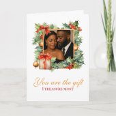 You are the gift I treasure most Merry Christmas  シーズンカード (正面)