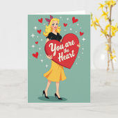 You Are The Heart Of Me Love Card カード (黄色い花)