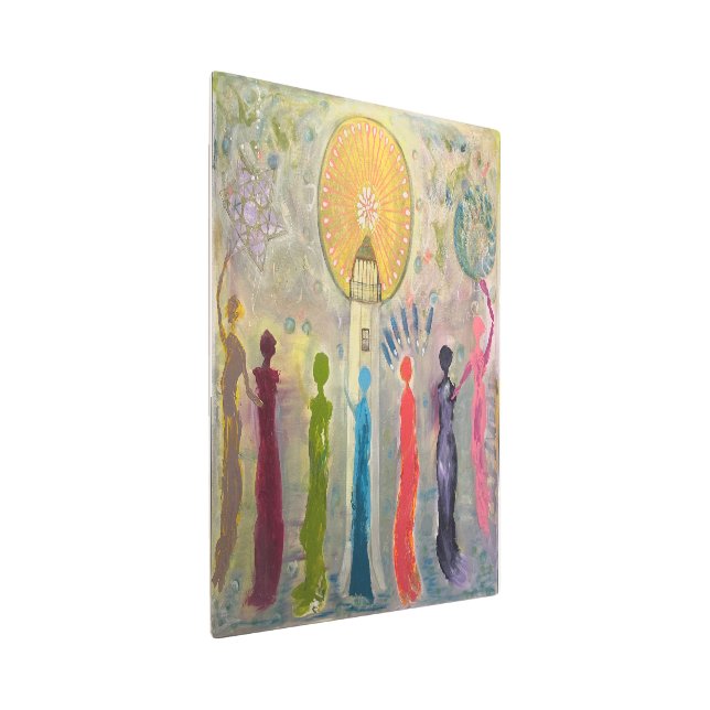 You ARE the LIghtHouse Original Art on Metal メタルプリント (3/4)