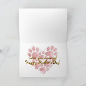 "You are the one I knead!" カード (内部)