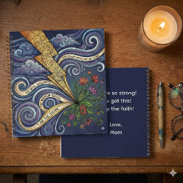 You Are The Storm Personalized Spiral Notebook ノートブック