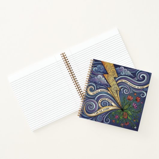 You Are The Storm Personalized Spiral Notebook ノートブック (内部)