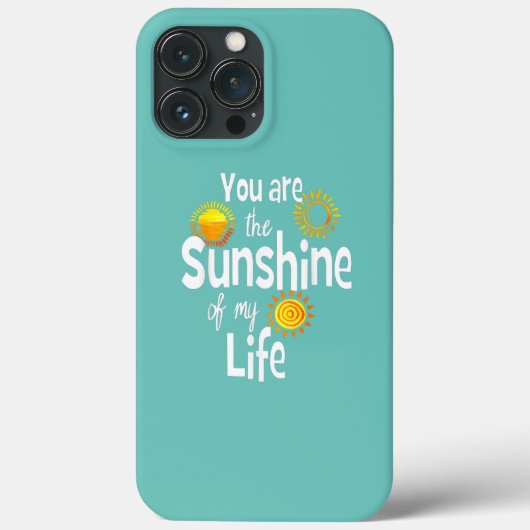 You Are The Sunshine Of My Life Couple Mom Dad Case-Mate iPhoneケース (裏面)