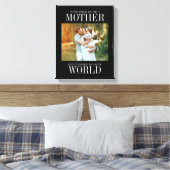 You Are The World Mother's Day Photo Canvas キャンバスプリント (インサイチュ (寝室))