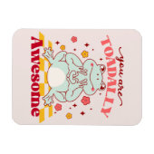 You Are Toadally -素晴らしかわいい漫画のカエルのフン マグネット (横)