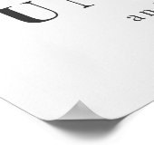 You are Unique Floral Slogan ポスター (角)