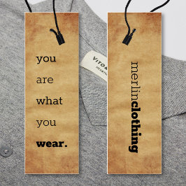 You Are What You衣服 – ロゴウェアつるラベル