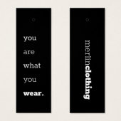 You Are What You衣服 – ロゴウェアつるラベル (正面&裏面)