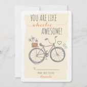 You Are Wheelie 素晴らし Bike Valentines Classroom (正面)