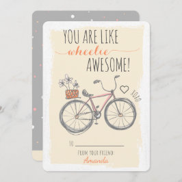 You Are Wheelie 素晴らし Bike Valentines Classroom