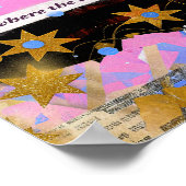 You Are Where the Light Begins – Mixed Media Print ポスター (角)