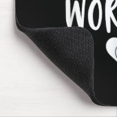 You Are Worth It Cute Motivational Women Hearts De マウスパッド (コーナー)