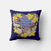 You are worth more than many sparrows クッション (裏面)