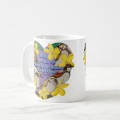 You are worth more than many sparrows コーヒーマグカップ (正面左)