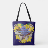 You are worth more than many sparrows トートバッグ (裏面)