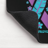 You Are Worthy Loved Needed Enough Suicide Prevent マウスパッド (コーナー)