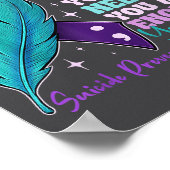 You Are Worthy Suicide Prevention Awareness Motiva ポスター (角)