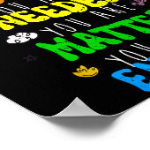 You Are Worthy You Are Loved Suicide Prevention Aw ポスター (角)