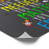 You Are Worthy You Are Loved Suicide Prevention Aw ポスター (角)