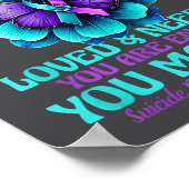 You Are Worthy You Are Loved You Are Needed  ポスター (角)