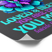 You Are Worthy You Are Loved You Are Needed Premiu ポスター (角)