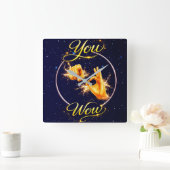 YOU ARE WOW : Make Him or Her feel special スクエア壁時計 (ホーム)