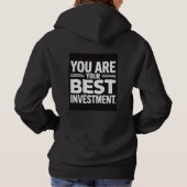 You Are Your Best Investment Women Cozy Winter パーカ (裏面)