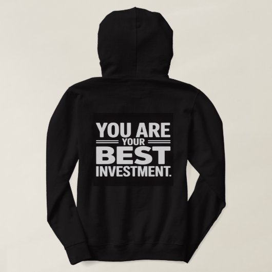 You Are Your Best Investment Women Cozy Winter パーカ (デザイン裏面)