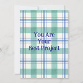 You are your best project 招待状 (正面)