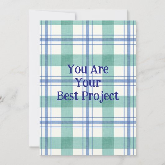 You are your best project 招待状 (正面)