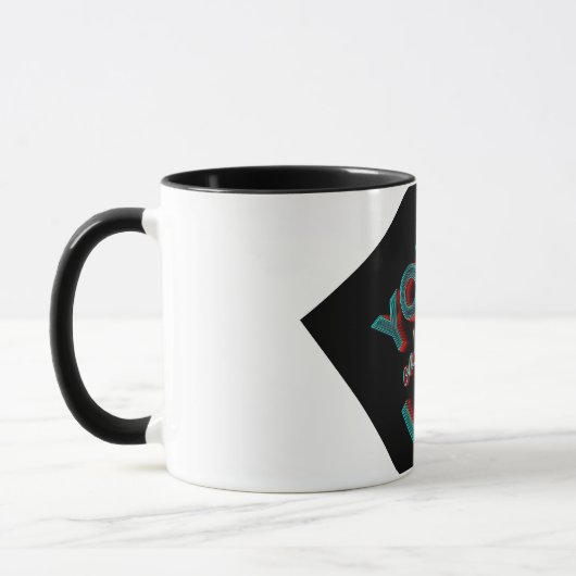 "You Are Your Only Limit" 3D Neon Typography | Ins マグカップ (左)