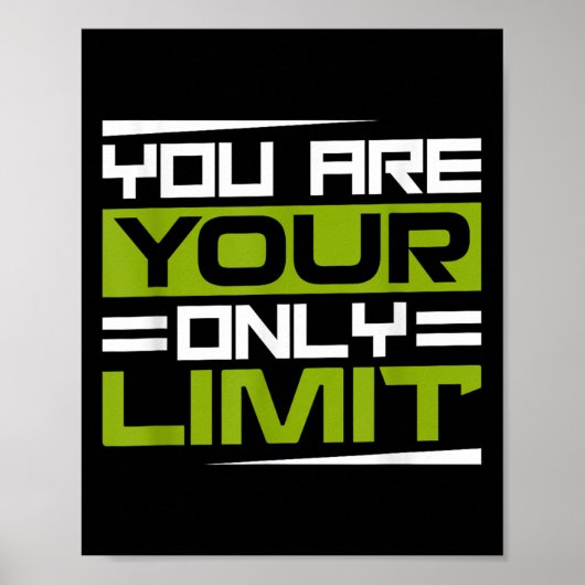 You Are Your Only Limit, Insration And Motivation ポスター (正面)
