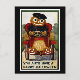You Auto Haveハッピーハローウィン ポストカード