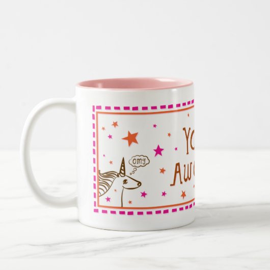 you=awesomeマグ ツートーンマグカップ (左)