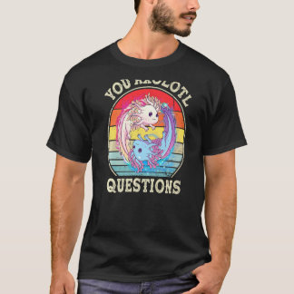You Axolotl質問AxolotlヴィンテージレトロボーイズG Tシャツ