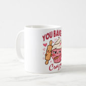 You Bake Me Crazy Mug – Funny Baking Love mug コーヒーマグカップ (正面左)