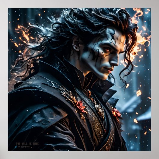 You Be Mine - AIファンタジーデジタルアートプリント ポスター (正面)