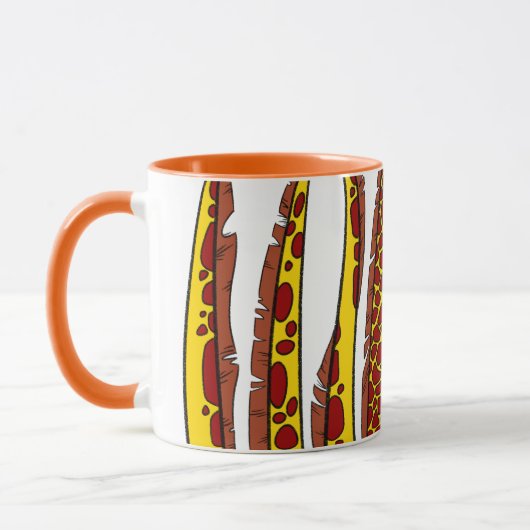 YOU BE YOU GIRAFFE by Jeff Willis Art Mug マグカップ (左)