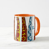 YOU BE YOU GIRAFFE by Jeff Willis Art Mug マグカップ (正面右)
