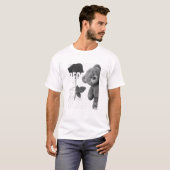 "You Become What You Believe" Motivational Typogra Tシャツ (正面フル)